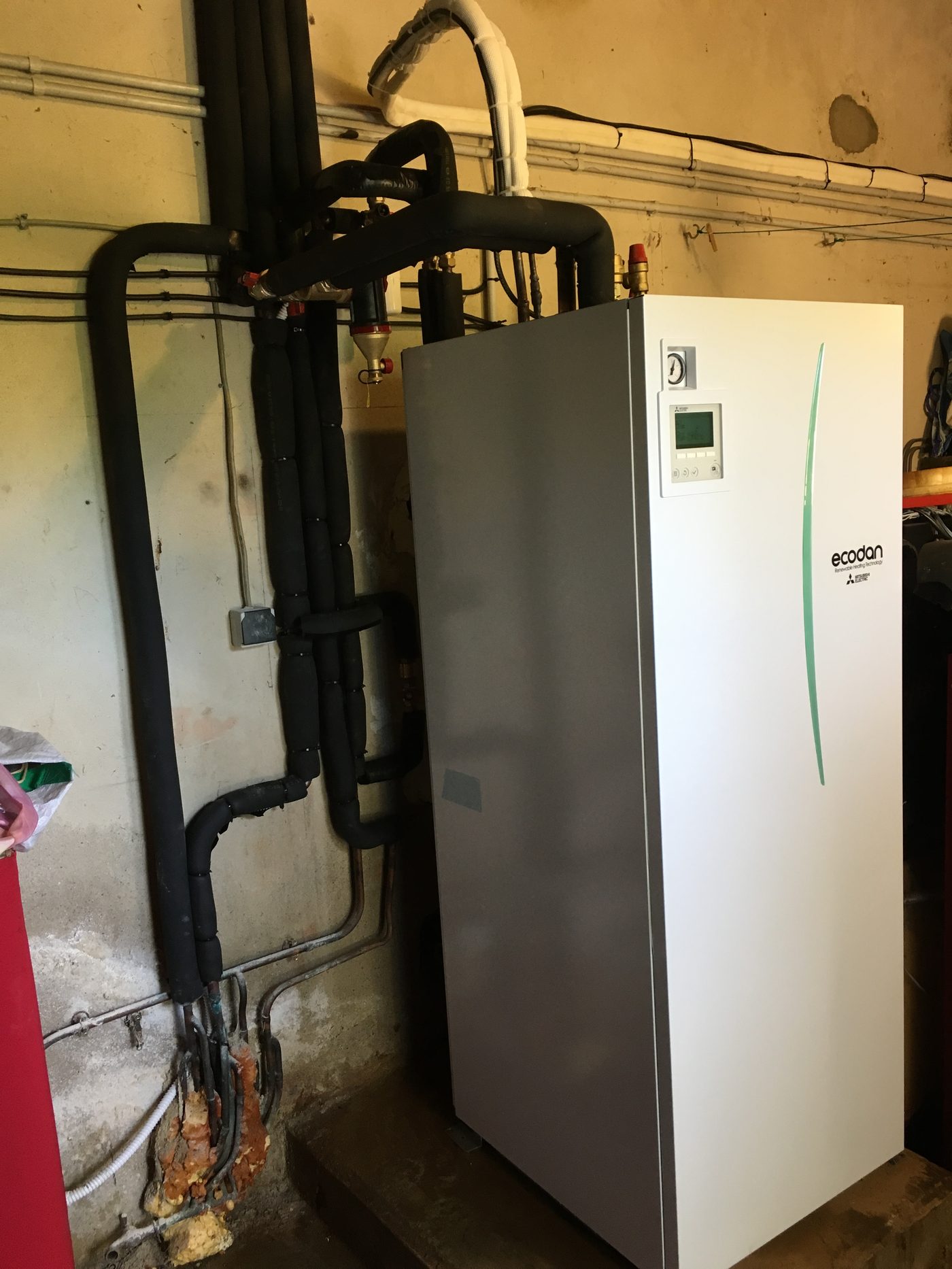 Pompe à chaleur Daikin – tableau de commande