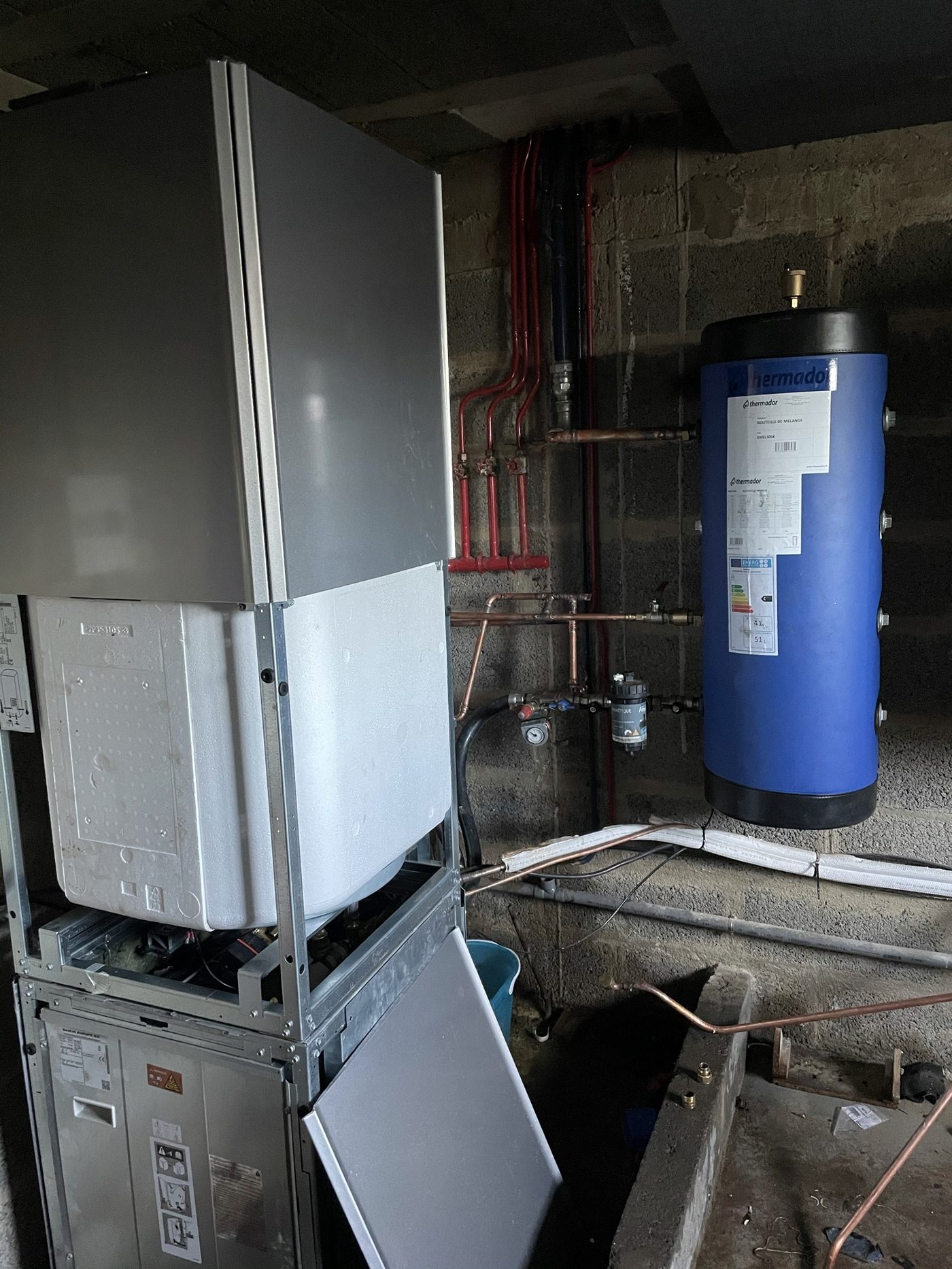 Pompe à chaleur Mitsubishi Ecodan – installation